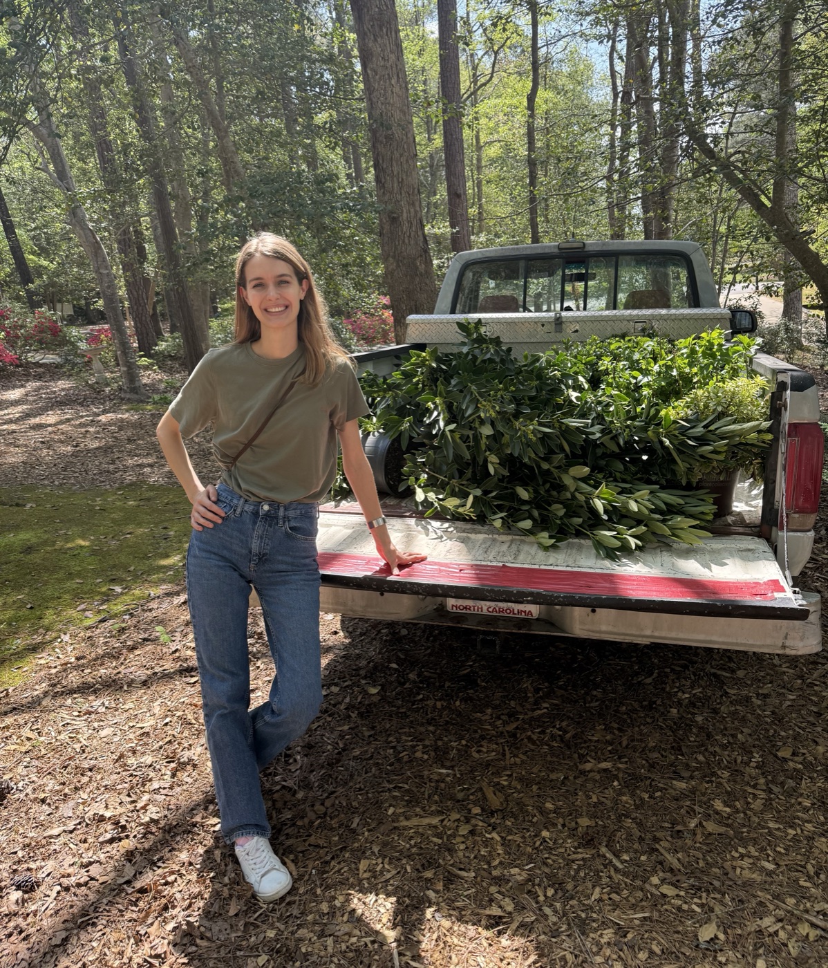 Anna, the designer and gardener behind Year in Bloom
